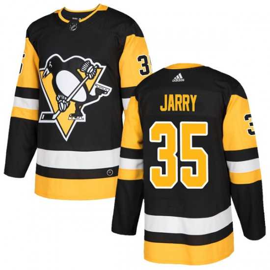 Men%27s Pittsburgh Penguins #35 Tristan Jarry Black Stitched Adidas Jersey Dzhi->detroit red wings->NHL Jersey